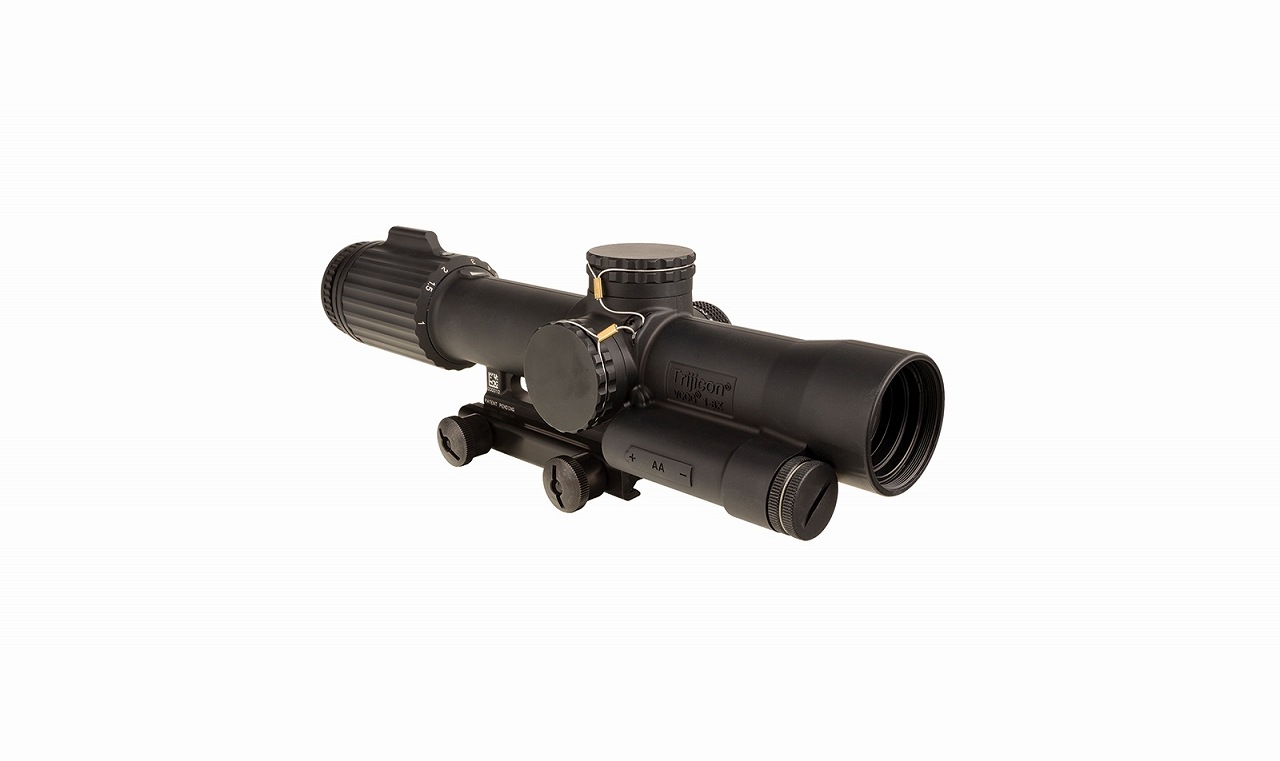 �ȥꥸ���� VCOGR 1-8x28 Riflescope, Red MRAD Crosshair Dot Reticle w/ Thumbscrew Mount Trijicon VCOG 1-8x28 LED Riflescope- MRAD VC18-C-2400003