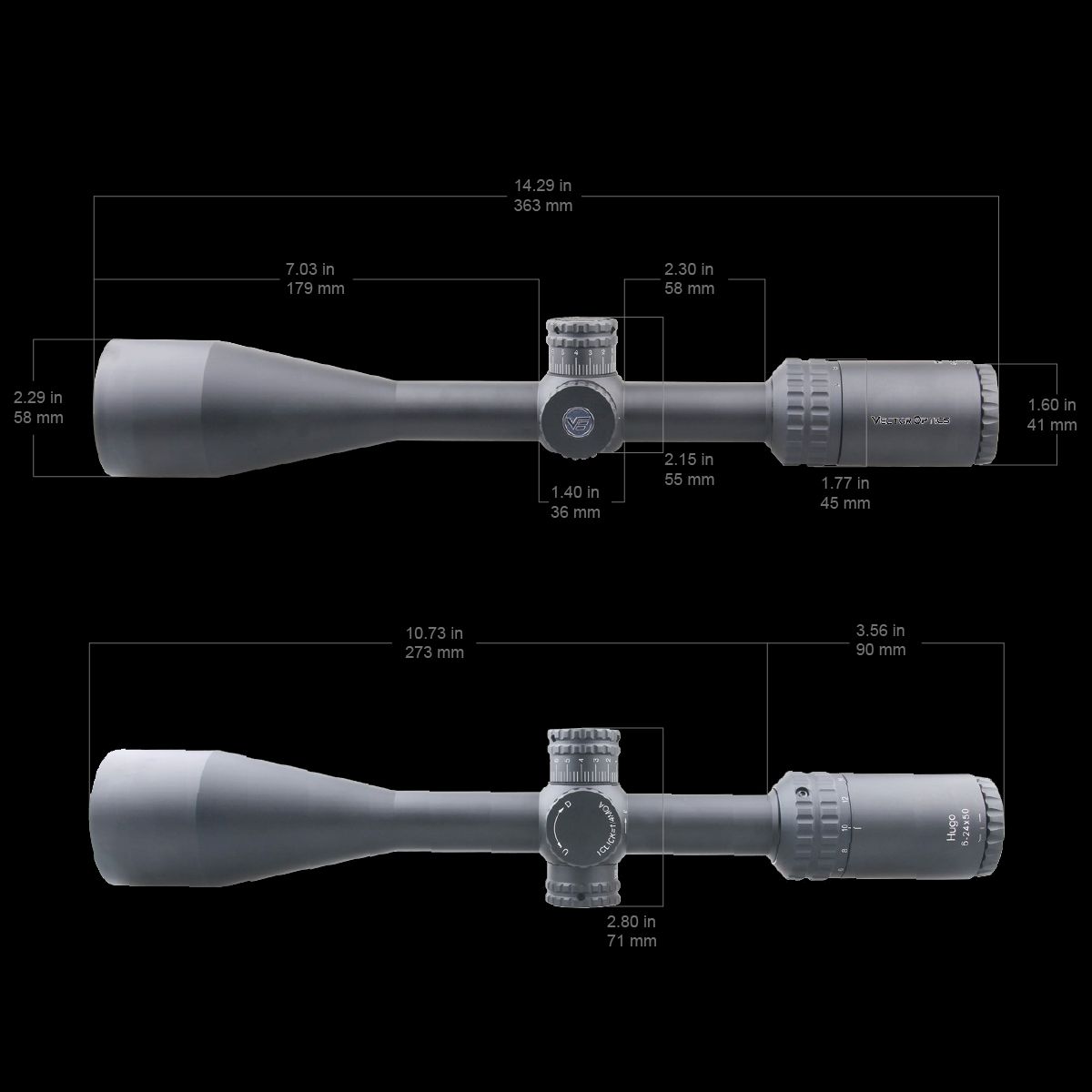 ٥ץƥ 饤ե륹 Hugo 6-24x50SFP Riflescope Vector Optics SCOL-31