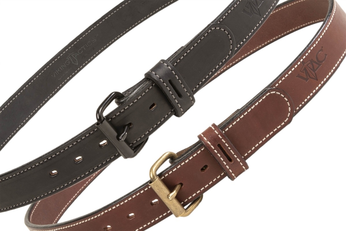 �Х����󥰥����ƥ����� VTAC Blackout/Brownout Belt (Leather Belts), with Stitching VTAC