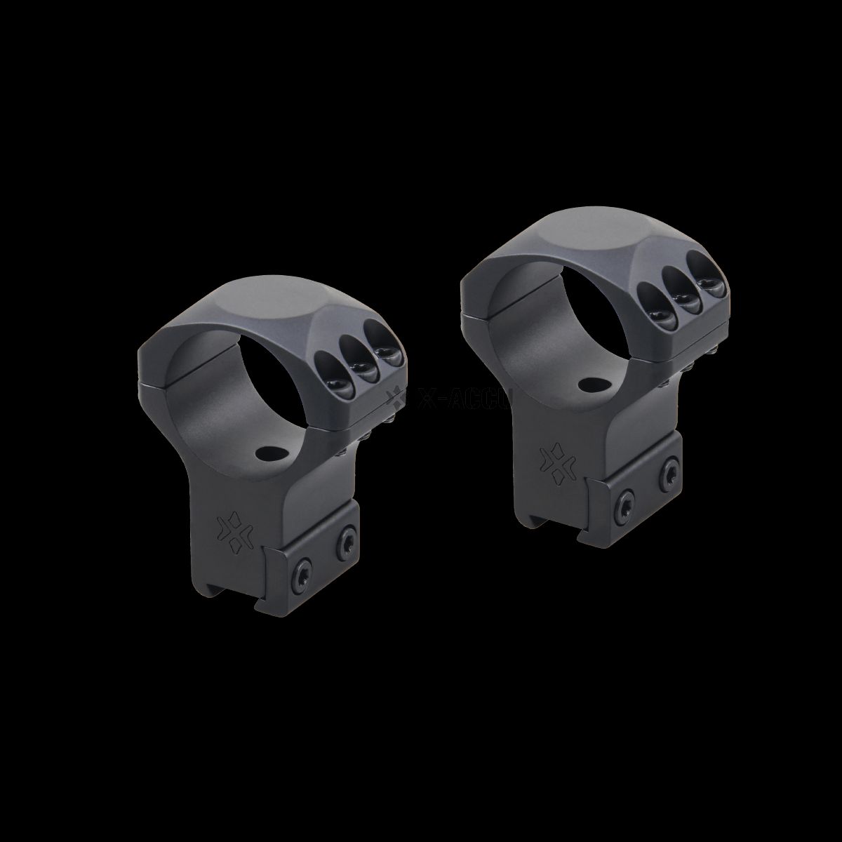 �٥��������ץƥ����� 30mm X-Accu 1.5in High Profile 11mm Dovetail Rifle Scope Rings Vector Optics XASR-3006