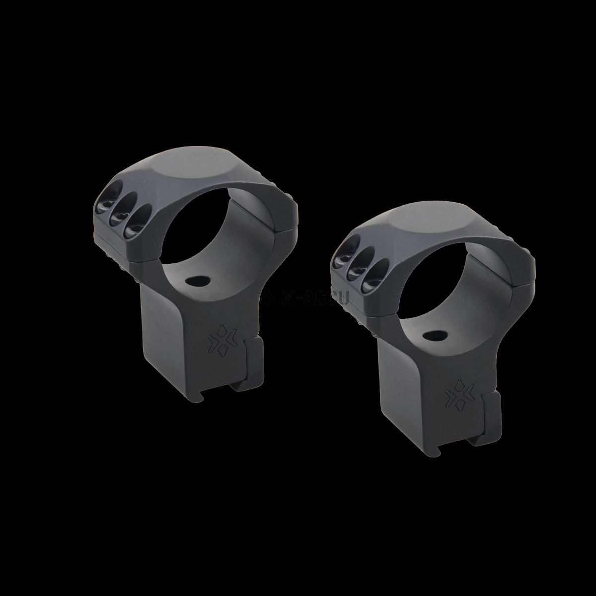 �٥��������ץƥ����� 30mm X-Accu 1.5in High Profile 11mm Dovetail Rifle Scope Rings Vector Optics XASR-3006