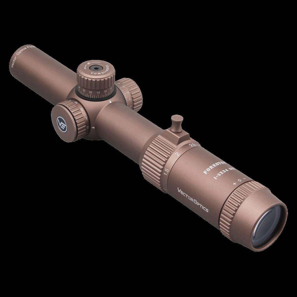 ٥ץƥ 饤ե륹 Forester 1-5x24 SFP GenII FDE 饤ե륹 Vector Optics Forester 1-5x24SFP GenII FDE Riflescope SCOC-32