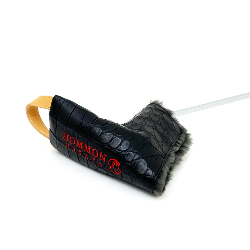 受注生産】クロコダイル パターカバー ブラック <MAGNUM