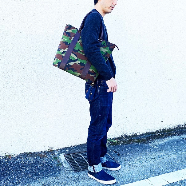 コーデュ/ カーフ トートバッグ 迷彩 | BAG | HOMMON（ホンモン）