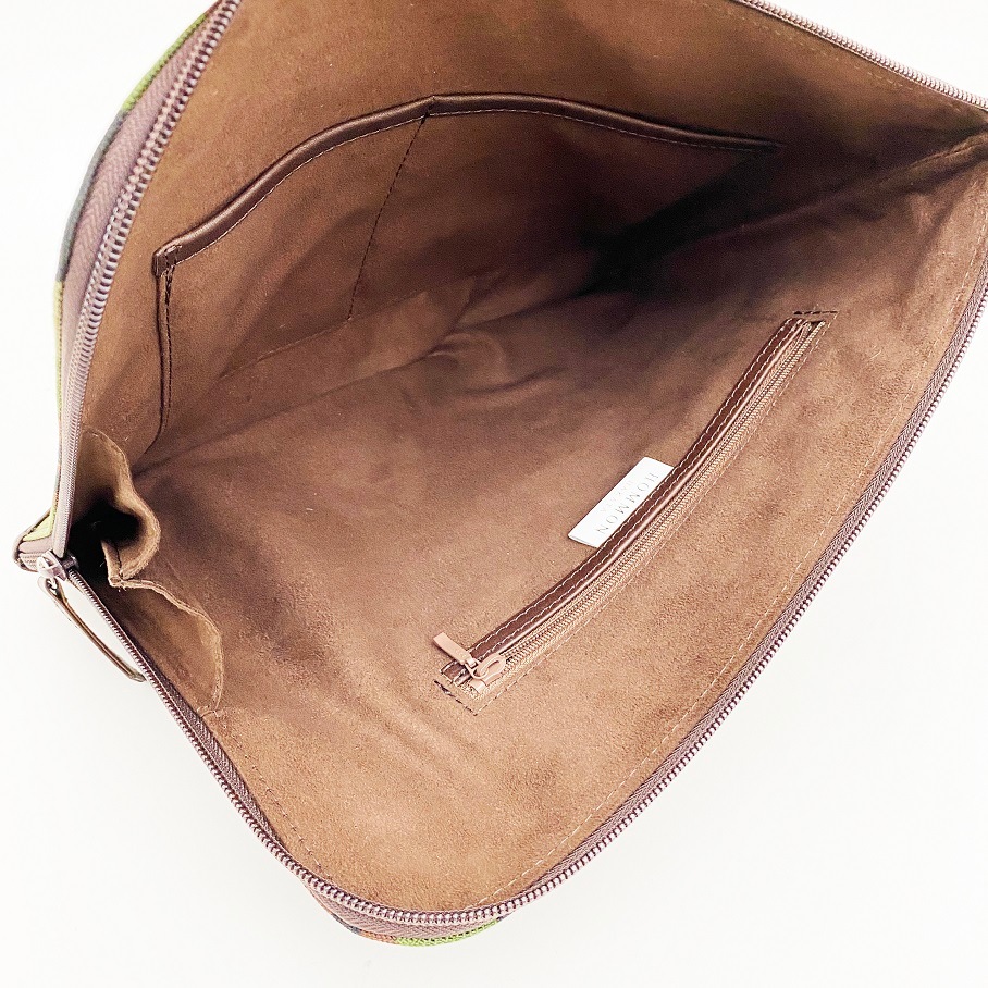 コーデュラ/カーフ L字クラッチ 迷彩 | BAG | HOMMON（ホンモン）