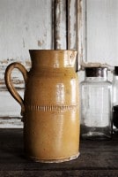 フランス19世紀 南仏の陶器 ポタリージャグ 4153