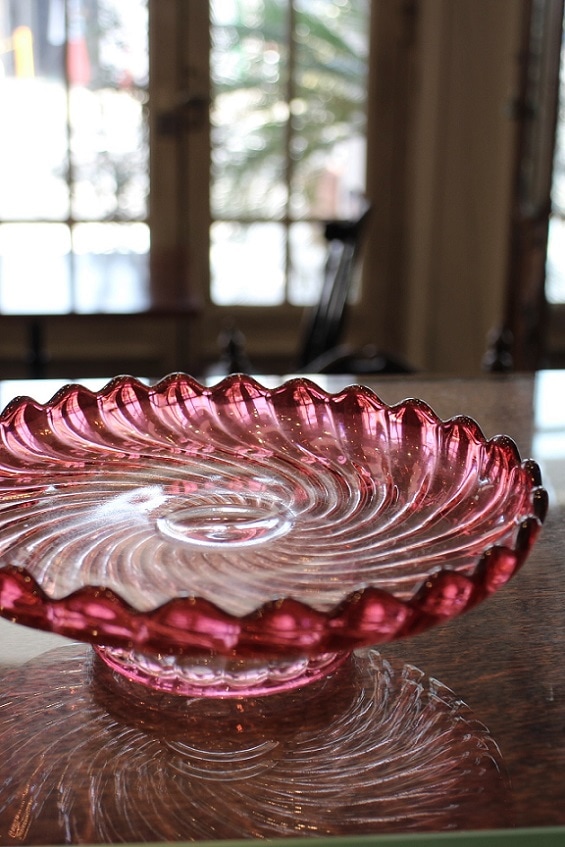 バカラ バンブーコンポート φ168mm 4278 | オールドバカラ,テーブル