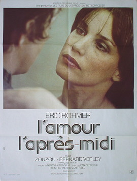 愛の昼下り 1972年 エリック・ロメール監督 | 映画ポスター,フランス