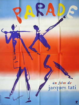 ジャック・タチ監督作品『パラード('74仏/スウェーデン)』DVD パラード 1974年 ジャック・タチ監督 | 映画ポスター,フランス