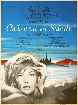 スエーデンの城 1963年 ロジェ・ヴァディム監督 | 映画ポスター