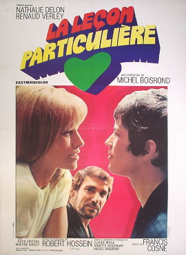 個人教授 1968年 ミシェル・ボワロン監督 | 映画ポスター,フランス