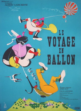 素晴らしい風船旅行 1960年 アルベール ラモリス監督 映画ポスター フランスポスター1960年代 Majorelle 素晴らしい風船旅行 1960年 アルベール ラモリス監督 映画ポスター フランスポスター1960年代 Majorelle