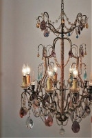 ≪ 商談中 ≫ フランス オパールセントガラスとカラークリスタル