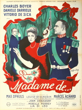 たそがれの女心 1953年 マックス・オフュルス監督 | 映画ポスター