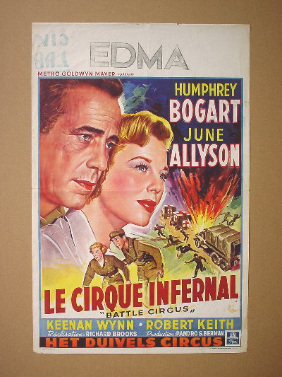 バトル・サーカス 1952年 リチャード・ブルックス監督 | 映画ポスター