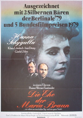 マリア・ブラウンの結婚 1978年 ライナー・ヴェルナー