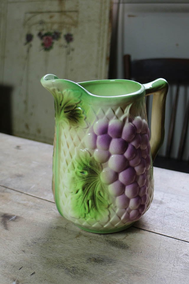 フランス サン・クレモン窯 リュネビル バルボティーヌジャグ 水差し