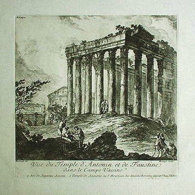 ジャン・バルボー 「古代ローマの最も美しい建築」 1761年 No.6 | 古
