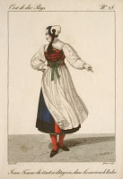 ルイ・マリー・ランテ 「ヨーロッパの女性衣装」 1827年 No.42