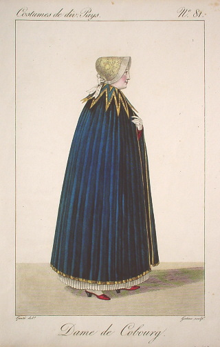 ルイ・マリー・ランテ 「ヨーロッパの女性衣装」 1827年 No.81