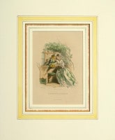 アンティーク リトグラフ バルビエ 1921年 ガゼットデュボントンから