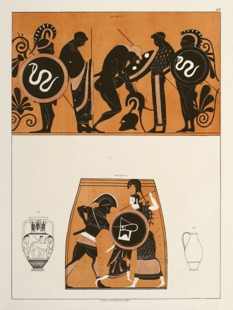 ジョセフ・エマニュエル・ジスラン・ルーレ 「ライデン古代博物館所蔵絵壺選集」 1854年 No.14