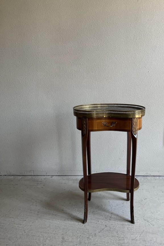 フランス 大理石天板のキドニーテーブル 640102 | 家具,キャビネット