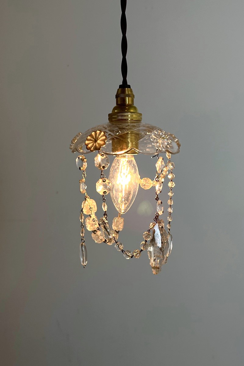 アンティーク クリスタルドロップ ミニシャンデリア WS007 | 照明