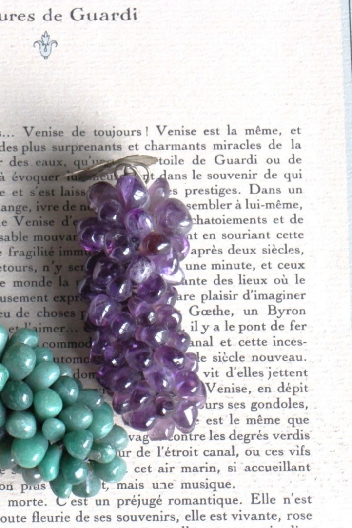 フランス アメジストの葡萄オブジェ 6701_38 | オブジェ・トレイ