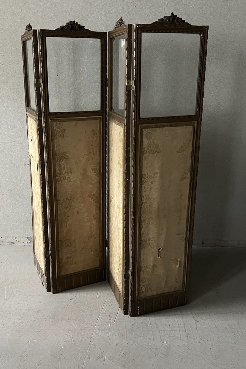 フランスパーテーション、テーブル HAGiHARA 衝立 ルーバースクリーン ブラインド 3連 高さ165cm