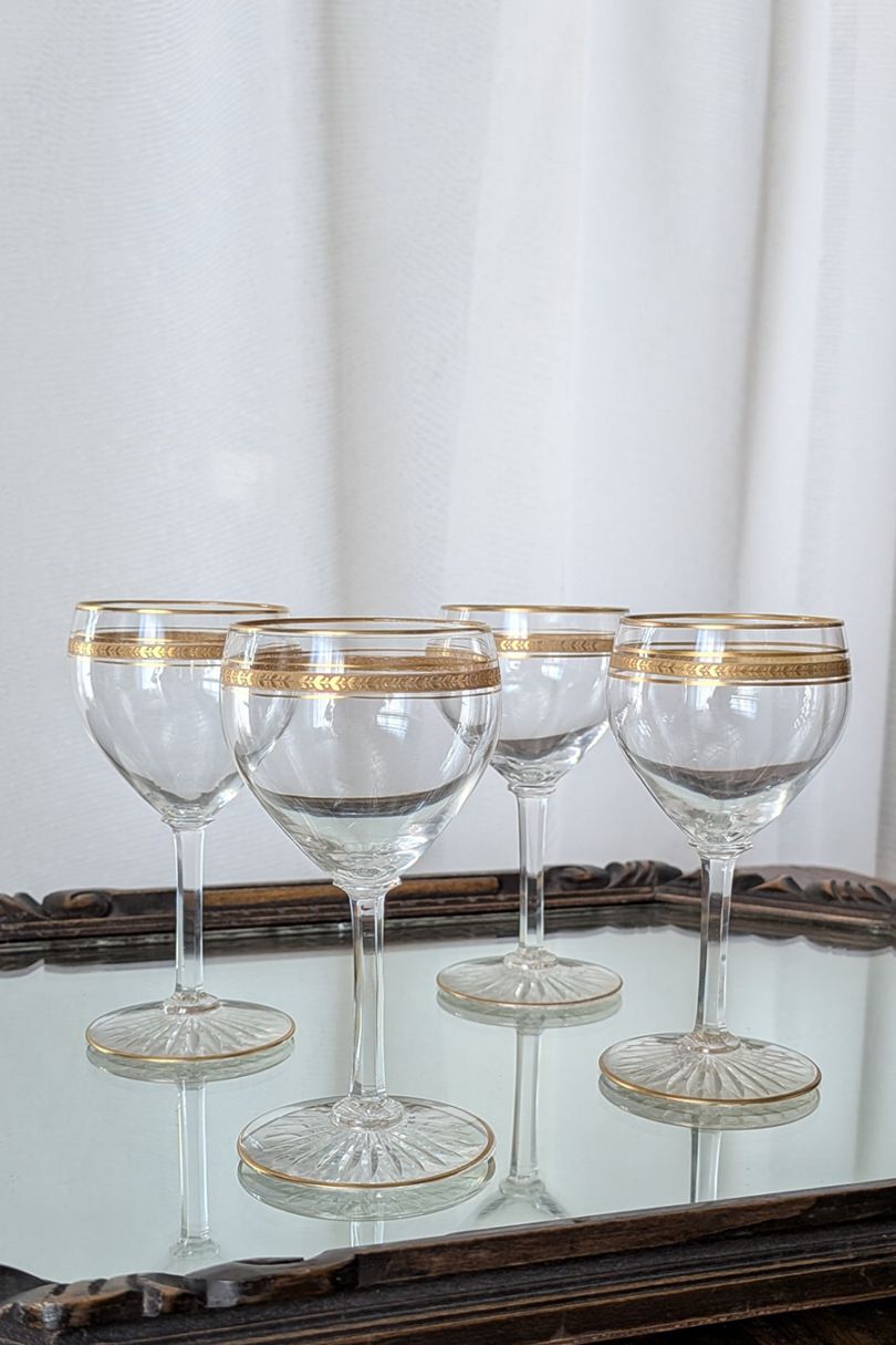 ヴァルサンランベール 金彩ワイングラス 121mm 6868 | ヴァルサン
