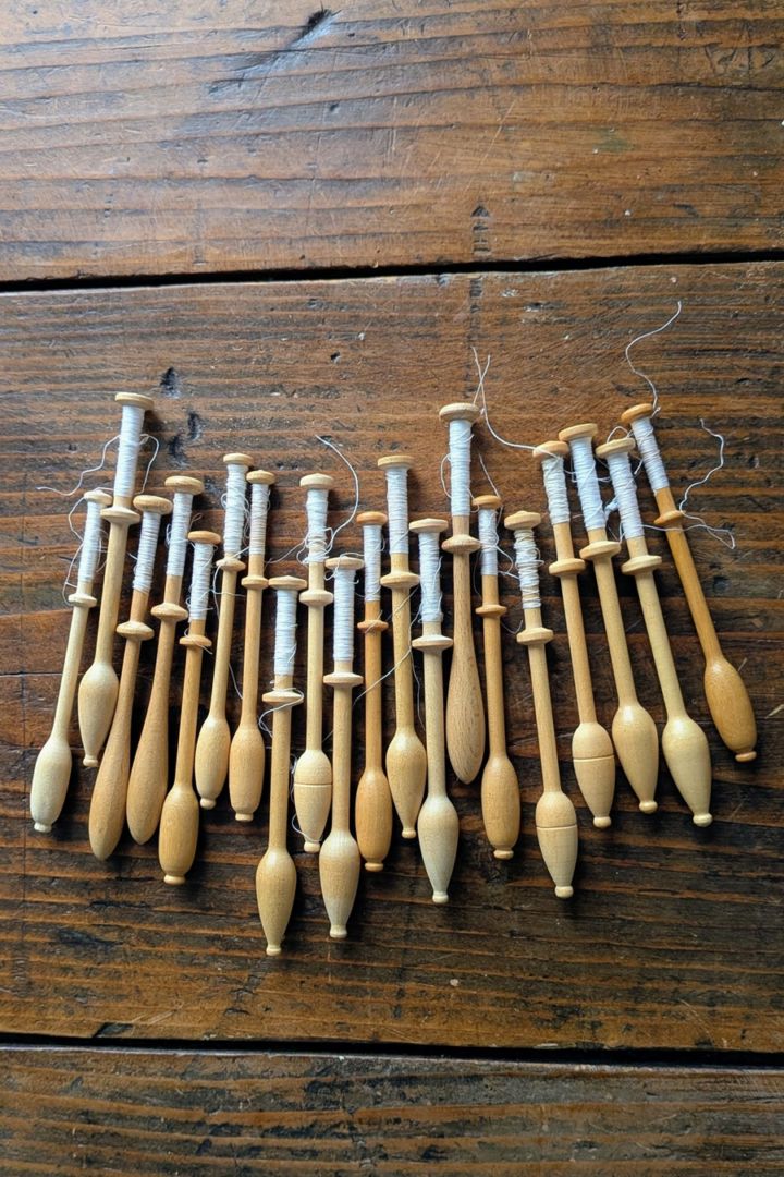 フランス アンティーク ボビンレース用ボビン（10cm） アソート20個