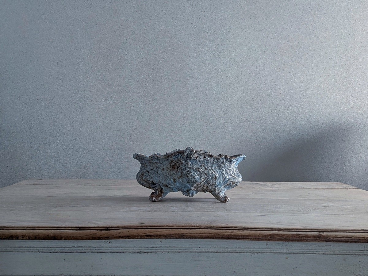 フランスアンティーク古いジャルディニエール/植木鉢/プランター(90-217-1 フランスアンティーク古いジャルディニエール/植木鉢/プランター(90