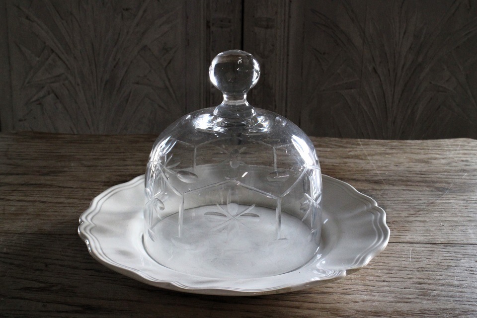 フランス カットガラスのガラスドーム 6140 | グラスウェア,その他の