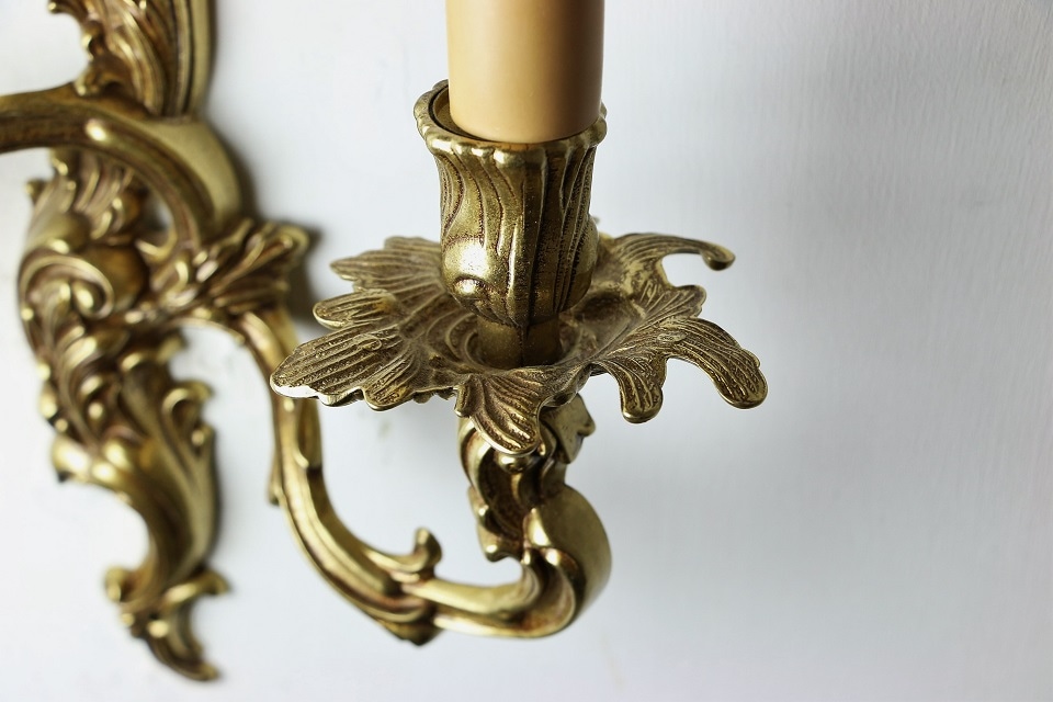 フランス ルイ15世様式 真鍮ウォールランプ 5619 | 照明,壁付用  