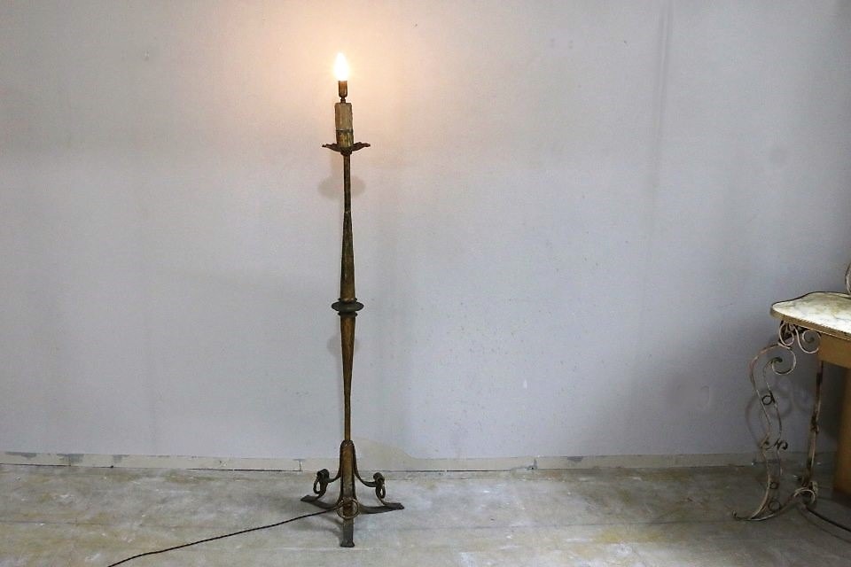 フロアスタンド ホースライト ゴールド 1灯 ランプ 照明