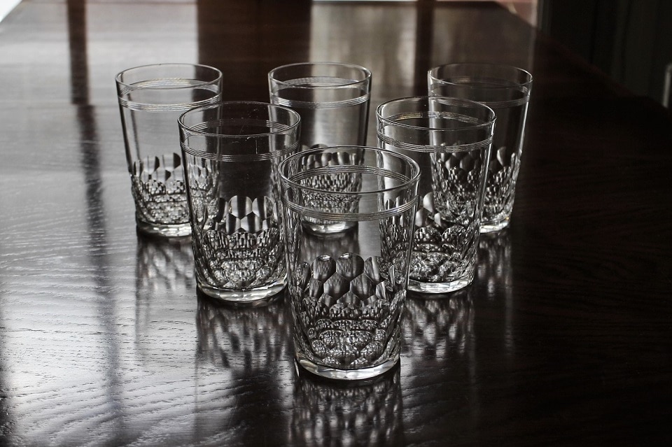 バカラ エカイユフィレ ショニー タンブラー 98mm 5031 オールドバカラ タンブラー ショットグラス Majorelle