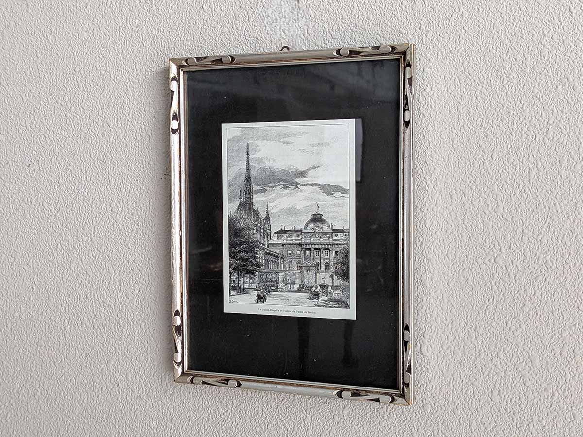 �ե�󥹡�19������Auguste Vitu��La sainte-Chapelle et l'entr���e palais de Justice�٤��ǲ�򥢥�ƥ������������ե졼�������ޤ�����7179_04