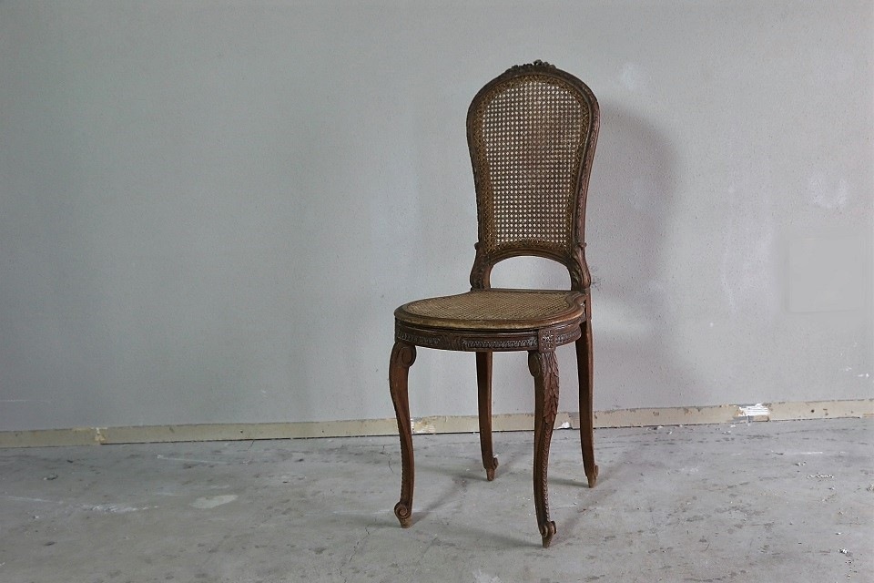ルイ15世様式 ケーン編みのラタンチェア 459601 | 家具,チェア