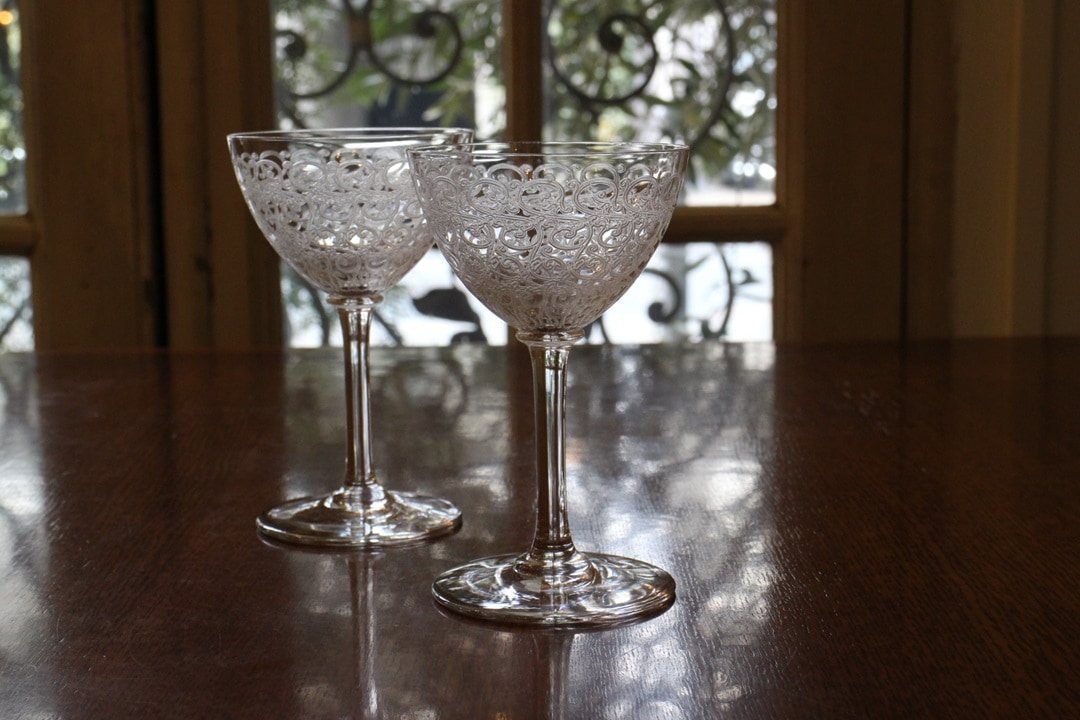 バカラ　シャンパンクープ　ローハン　2客 バカラシャンパンクープローハン2客