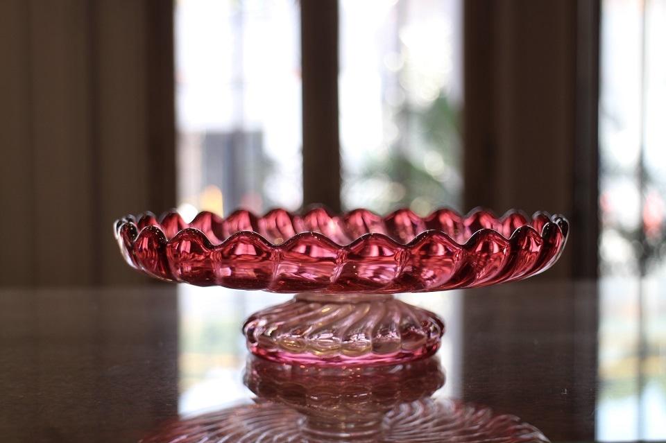 バカラ バンブーコンポート φ168mm 4278 | オールドバカラ,テーブル