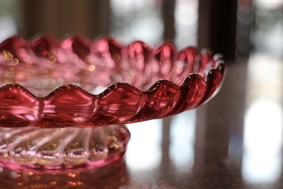 バカラ バンブーコンポート φ168mm 4278 | オールドバカラ,テーブル