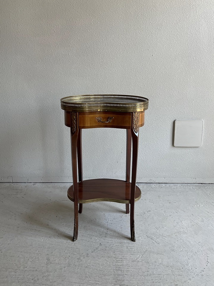 フランス 大理石天板のキドニーテーブル 640102 | 家具,キャビネット