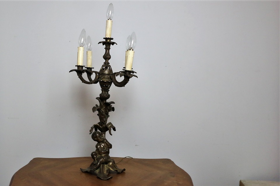 SALE》 エンジェル 5灯式ブロンズランプスタンド 0938 | 照明,ランプ