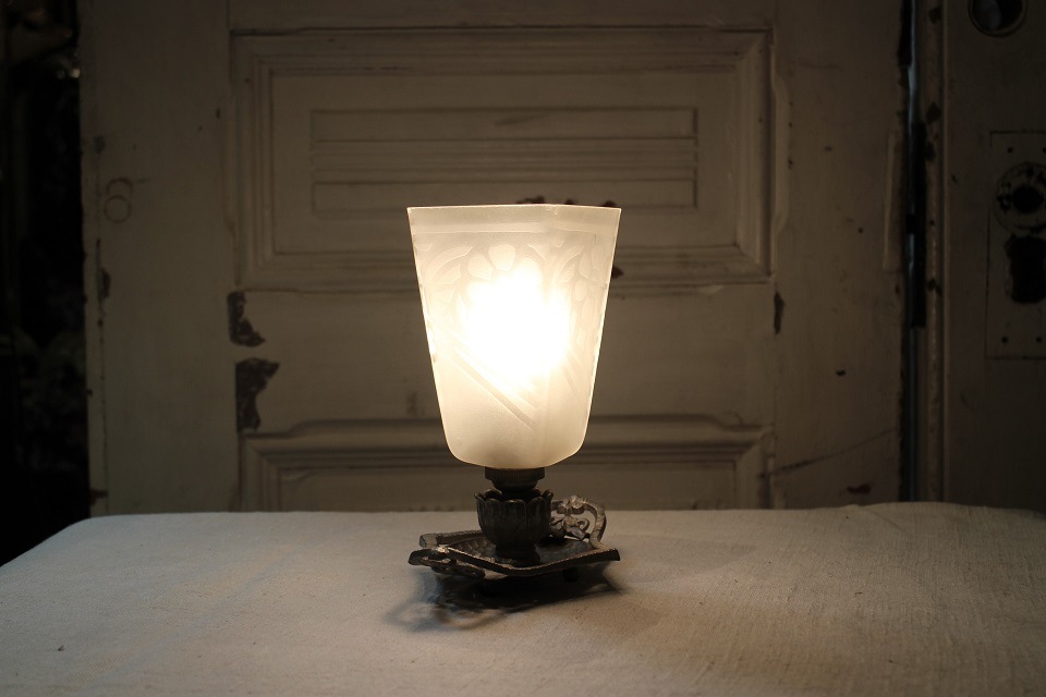 フランス アールヌーボー テーブルランプ 3332 照明 ランプスタンド Majorelle