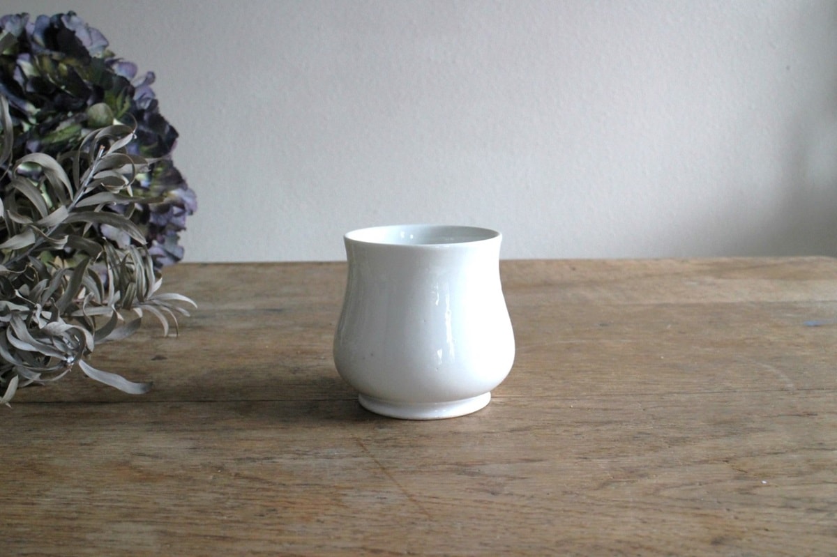 フランス リモージュ William Guerin ウイリアム・ゲラン社 白い無地の  