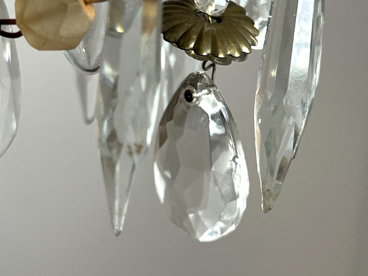 アンティーク クリスタルドロップ ミニシャンデリア WS005 | 照明