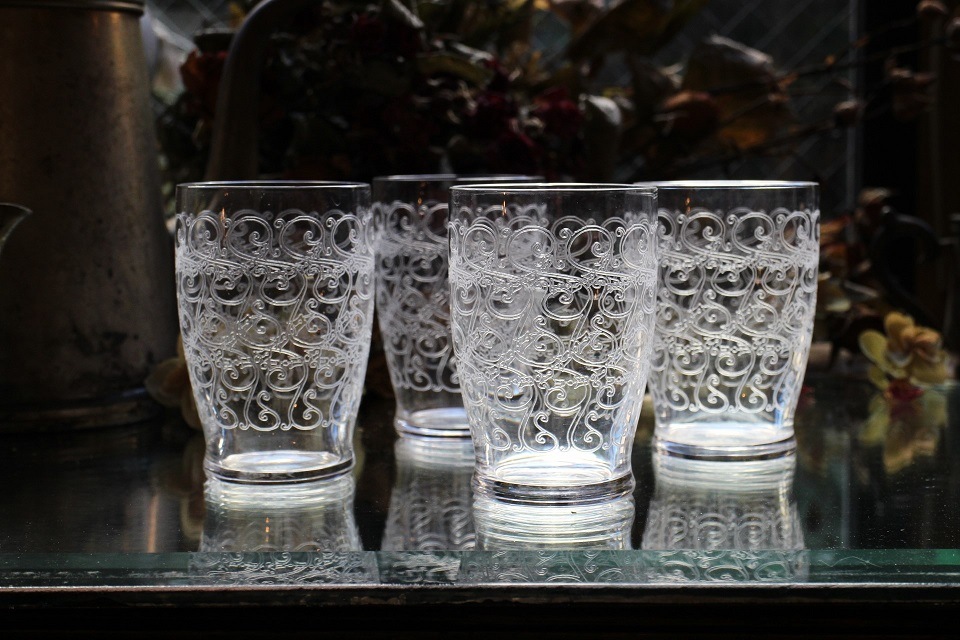美オールドバカラBACCARATディアマンビゾーDiamants Biseau