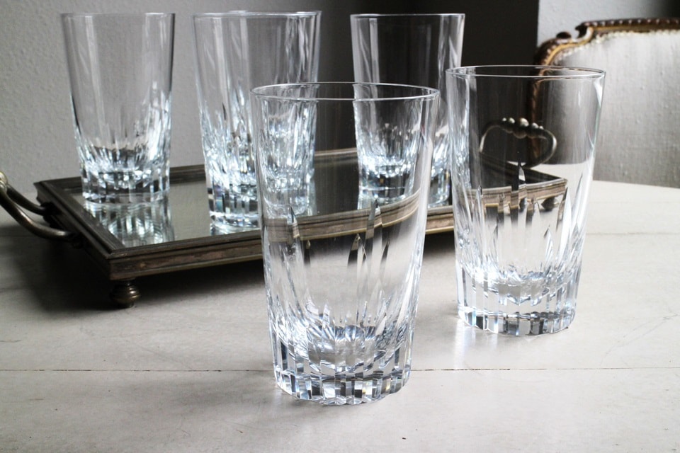 名品 バカラ(Baccarat) 明け 最高峰エルベフ(Elbeuf)のロックグラス