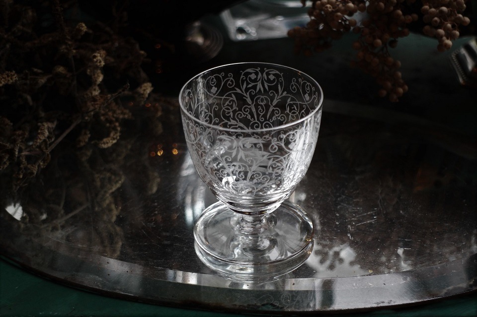 バカラ ルリ（リュリ）グラス 1936年以降 79mm 5309 | オールド